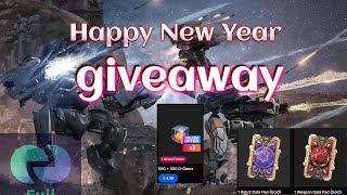 [War Robots]🎁Giveaway 1000Dgem + Robot Data Pad Gold, Happy New Year 2025 !