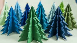 3D Paper Christmas Tree | Christmas Decoration Ideas