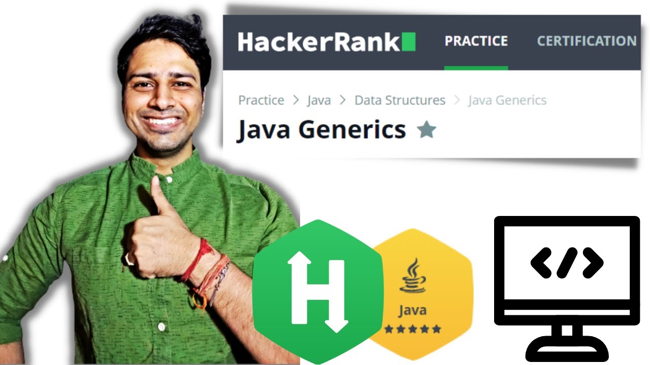 Hackerrank Java Generics Certification Gold Badge Youtube