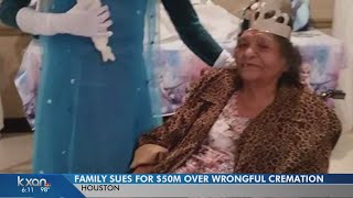 Houston family suing for wrongful cremation