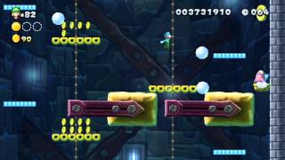 New Super Luigi U (Wii U) - Superstar Road-4 Walkthrough (1-Player)