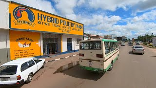 Kitwe - a 360 degrees Road tour  along T3 - Central Street to Kaunda Square