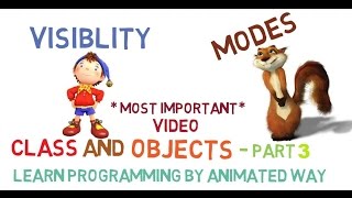 Class and Objects(part-3)[VISIBILITY MODES IN C++]-21