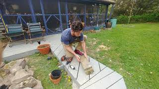 Carpenter (bumble) Bee Solution, No Trap, Make a Home with Holes, Let them Pollinate, Don't Kill
