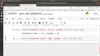 print command in python3