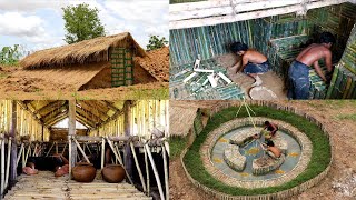 Build Underground Bamboo Swimming Pool With House On Bamboo Swimming Pool And Build Bamboo Fish Pond