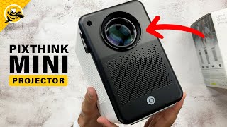 Pixthink D100 Mini Projector (WiFi Bluetooth) - Setup & First Impressions!