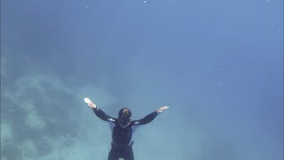 Freediving between Keramoti and Thasos (Greece) #Freediving #Greece #Apnoe