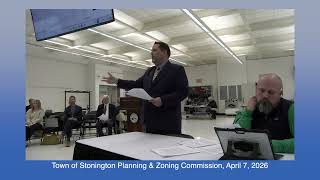 Stonington Planning & Zoning Commission 04-07-2026