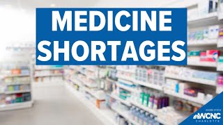 Pharmacies experiencing medicine shortage