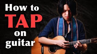 How to Tap on Acoustic Guitar (It's SIMPLER than it looks!)