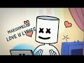 Marshmello - Love U Lyrics Video