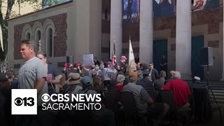 Latest on pro-Palestinian demonstrators interrupting Memorial Day event in Sacramento