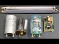 Fluorescent lamps, electronic vs. glow starters
