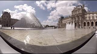 360 video: Louvre Museum, Paris, France