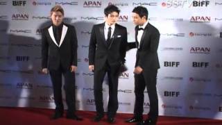 111007 JYJ at Busan International Film Festival Red Carpet