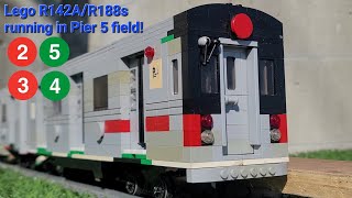 Lego MTA Subway Action! - Lego R142A/R188s running in Pier 5!