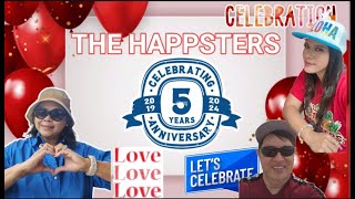 The Happsters Live Stream Anniversary | Celebrating 5th Year on YouTube | Thank You