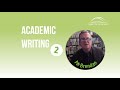 AW2 Academic Writing | Teacher Brendan | Sunday  | 10/11/2024