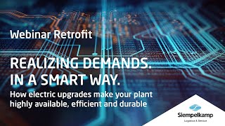 How electric upgrades make your plant highly available, efficient and durable