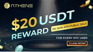 athene network 20$ free || Athena public sale || athene network kyc verification