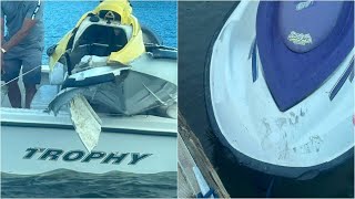 5 hurt in jet ski crash on Mountain Island Lake, officials say