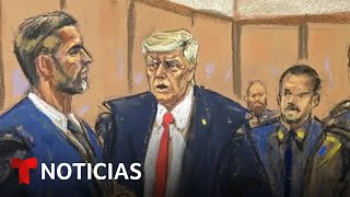 El juez le advierte a Trump que si lo sigue desacatando lo mandará a la cárcel | Noticias Telemundo
