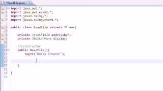 Intermediate Java Tutorial 034 Creating a Simple Web Browser
