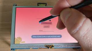 Waveshare touch input with Android Things RPi3