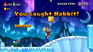 New Super Mario Bros. U. - Catching Nabbit (5 Star Profile)