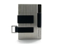 S.T. Dupont Palladium und Blue Rubber Gatsby Lighter - Encendedor