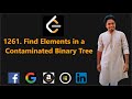 1261. Find Elements in a Contaminated Binary Tree (Leetcode)