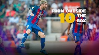 TOP 10: Messi from outside the box