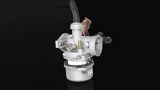 1PZ CP9-Z01 PZ19 19mm Carburetor with Cable Choke Kit Replacement for Tao Tao SSR Honda CRF50