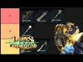 Weapon Tier List Made By A Pro! | Devas Of Creation