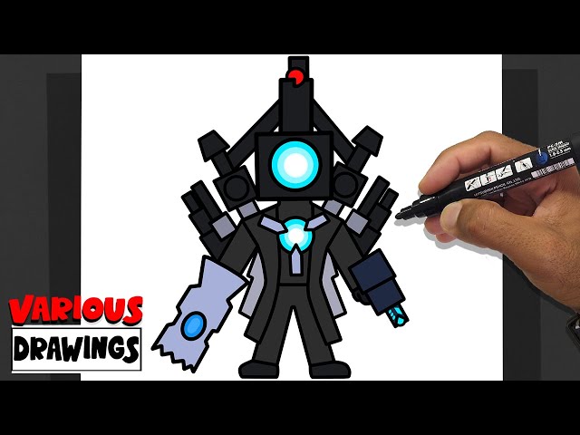 How To Draw Titan Cameraman Skibidi Toilet 50 Upgraded 59 Off