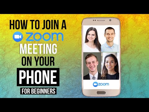 CÓMO UNIRSE A UNA REUNIÓN DE ZOOM EN SU TELÉFONO | Asista a reuniones de Zoom en el móvil: TUTORIAL PASO A PASO