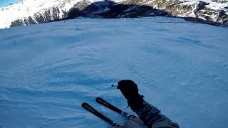 Blanchots (black), Combes (red), Les Grands Montets - Argentière, France - 01/2022