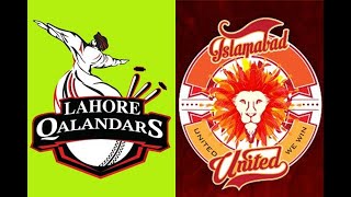 PSL Islamabad United VS Lahore Qalandars