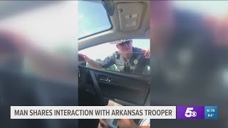 New York Man Takes to Social Media to Share His Positive Interaction with Arkansas State Trooper