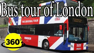 360° Video | Double-Decker bus tour in London England