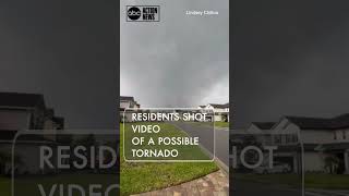 Residents in St. Augustine, Florida capture video of possible tornado. #abcactionnews #florida #news