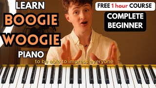 Boogie Woogie Piano - The ULTIMATE 101 Masterclass To Go From 0% To Playing Your First Full Boogie!