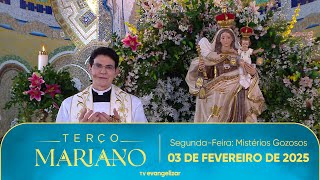 Segunda-Feira: Mistérios Gozosos | Terço Mariano com @PadreManzottiOficial |  03/02/25