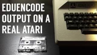 EduEncode Output on a Real Atari