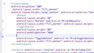 Android Application Development Tutorial 24 XML Padding and Setting Toggle to On YouTube