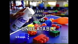 Lysol | Television Commercial | 2001 | Dirty Kids