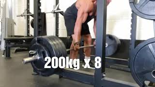 Age 61 - Dead-lift for 8 reps with 200 kg