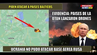 Evidencian que drones que explotaron base aerea de Pskov Rusia no salieron de Ucrania