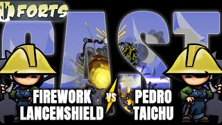 [CAST] Firework \u0026 Lancenshield vs. Pedro \u0026 Taichu || Forts 2v2 Cast/Commentary (Deutsch/German)